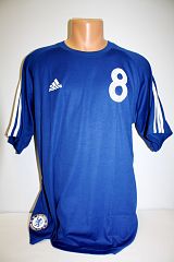 Tričko Adidas pánské CFC Lampard Tee blue - klikněte pro větší náhled