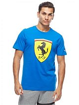 Tričko Puma Ferrari pánské modré - klikněte pro větší náhled
